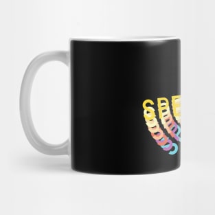 Spinning SPECIAL - CBS 80s TV Special intro graphic Mug